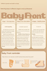 BabyFront children's shoes cotton shoes baby shoes winter warm autumn and winter functional walking shoes non-slip soft sole plus velvet baby