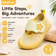 BabyFront Baby First Walker Shoes | Breathable Mesh Soft Sole Toddler Shoes
