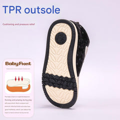 BabyFront baby toddler shoes children's warm plus velvet winter soft sole shoes functional baby shoes white shoes