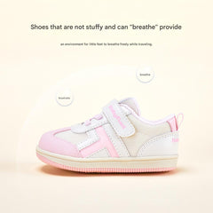 BabyFront Toddler Sunburst Sneakers - White Mesh Shoes with Yellow Accents & Elastic Laces