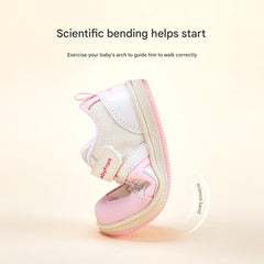 BabyFront Toddler Sunburst Sneakers - White Mesh Shoes with Yellow Accents & Elastic Laces