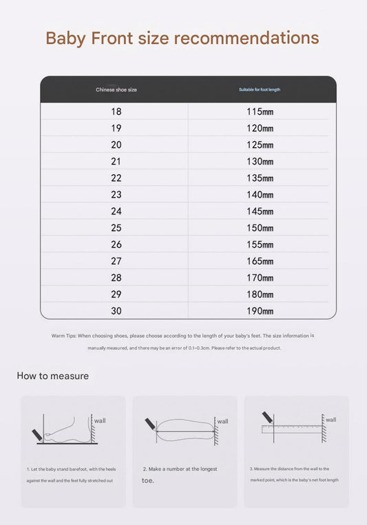 How to Measure Your Baby’s Feet at Home (So You Always Choose the Right Shoe Size)