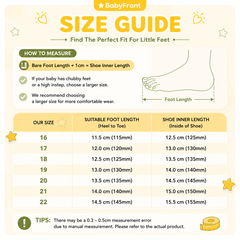 BabyFront Baby First Walker Shoes | Breathable Mesh Soft Sole Toddler Shoes