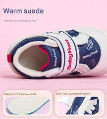 BabyFront winter new velvet baby soft sole baby warm non-slip functional shoes cotton shoes toddler shoes