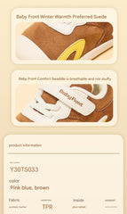 BabyFront Brown Soft Sole Walking Shoes – Stage 2 First Walker Shoes for Toddlers (10M–3Y)