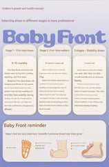 BabyFront baby toddler shoes children's warm plus velvet winter soft sole shoes functional baby shoes white shoes