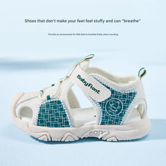 [0-2 years] Fall-resistant baby shoes with super-soft rubber sole and breathable mesh | ASTM certified - BabyFrontVIP