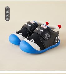 BabyFront Whale Walkers – Breathable Blue Baby Shoes for Early Steps