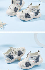 [0-2 years] Fall-resistant baby shoes with super-soft rubber sole and breathable mesh | ASTM certified - BabyFrontVIP
