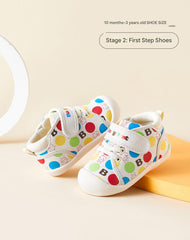 BabyFront  ColorPop Prewalkers – Soft Sole Baby Shoes with Fun Polka Dot Design