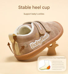 BabyFront children's shoes cotton shoes baby shoes winter warm autumn and winter functional walking shoes non-slip soft sole plus velvet baby