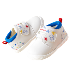BabyFront  DreamSteps – Soft Pink & White Baby Sneakers for Girls