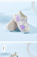 [0-2 years] Fall-resistant baby shoes with super-soft rubber sole and breathable mesh | ASTM certified - BabyFrontVIP