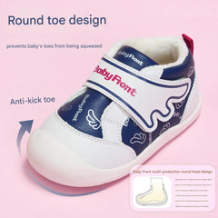 BabyFront winter new velvet baby soft sole baby warm non-slip functional shoes cotton shoes toddler shoes