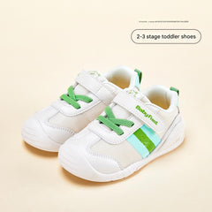 BabyFront Toddler Girl Sneakers - White Mesh Shoes with Hot Pink Accents \u0026 Bow Laces