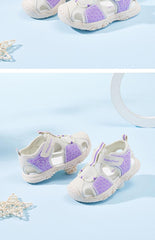 [0-2 years] Fall-resistant baby shoes with super-soft rubber sole and breathable mesh | ASTM certified - BabyFrontVIP