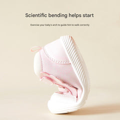 BabyFront  FlutterSteps – Pink Winged Sneakers for Baby Girls