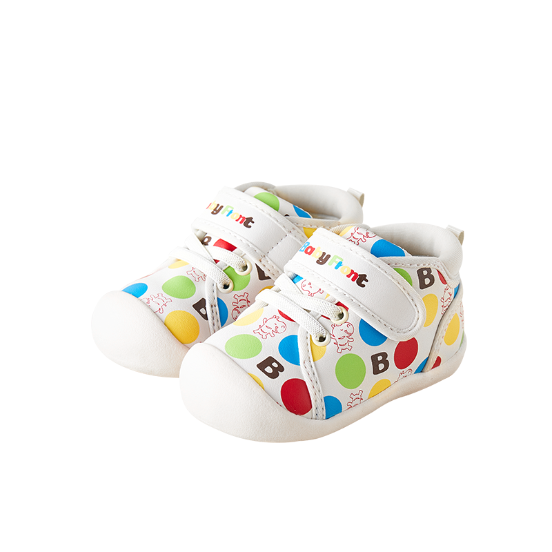 BabyFront  ColorPop Prewalkers – Soft Sole Baby Shoes with Fun Polka Dot Design