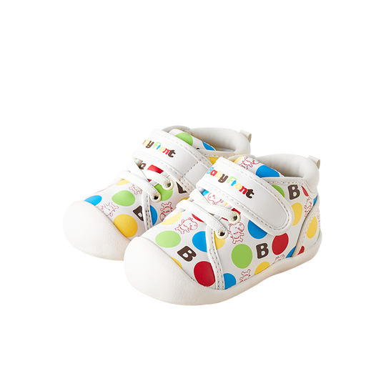 BabyFront  ColorPop Prewalkers – Soft Sole Baby Shoes with Fun Polka Dot Design