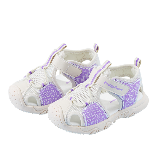 [0-2 years] Fall-resistant baby shoes with super-soft rubber sole and breathable mesh | ASTM certified - BabyFrontVIP