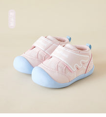 BabyFront Angel Wings First Walker Shoes - White/Purple Infant Toddler Pre-Walker Sneakers