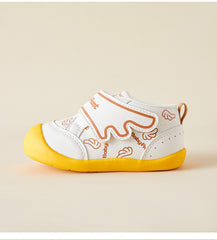 BabyFront Angel Wings First Walker Shoes - White/Purple Infant Toddler Pre-Walker Sneakers