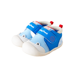 BabyFront Whale Walkers – Breathable Blue Baby Shoes for Early Steps